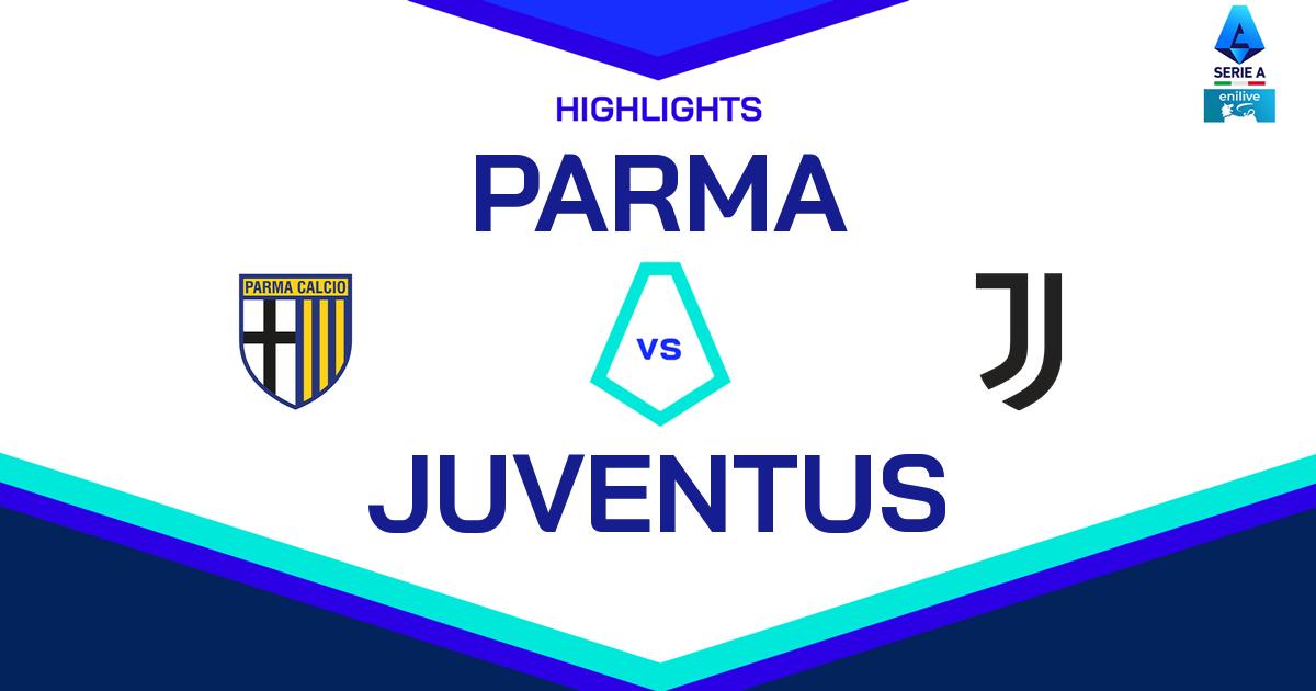 Highlight Parma - Juventus del 20 aprile 2025 - Lega Serie A