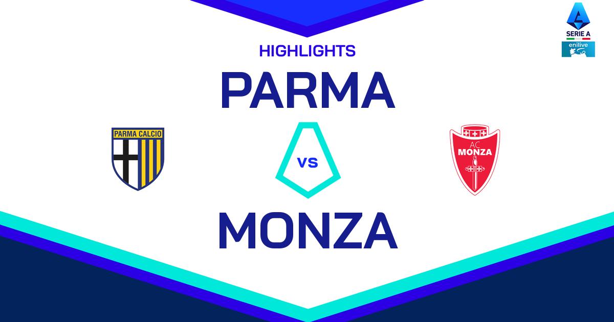 Highlight Parma - Monza del 29 dicembre 2024 - Lega Serie A