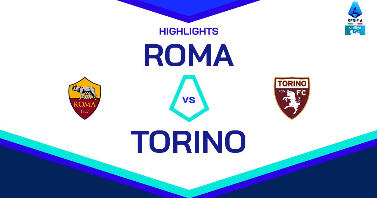 Highlight Roma - Torino del 31 ottobre 2024 - Lega Serie A