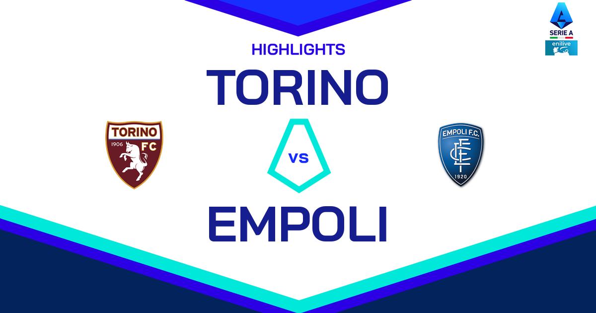 Highlight Torino - Empoli del 16 marzo 2025 - Lega Serie A