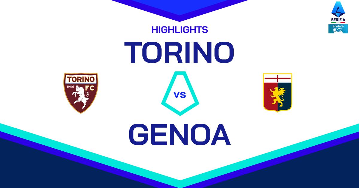 Highlight Torino - Genoa del 9 febbraio 2025 - Lega Serie A