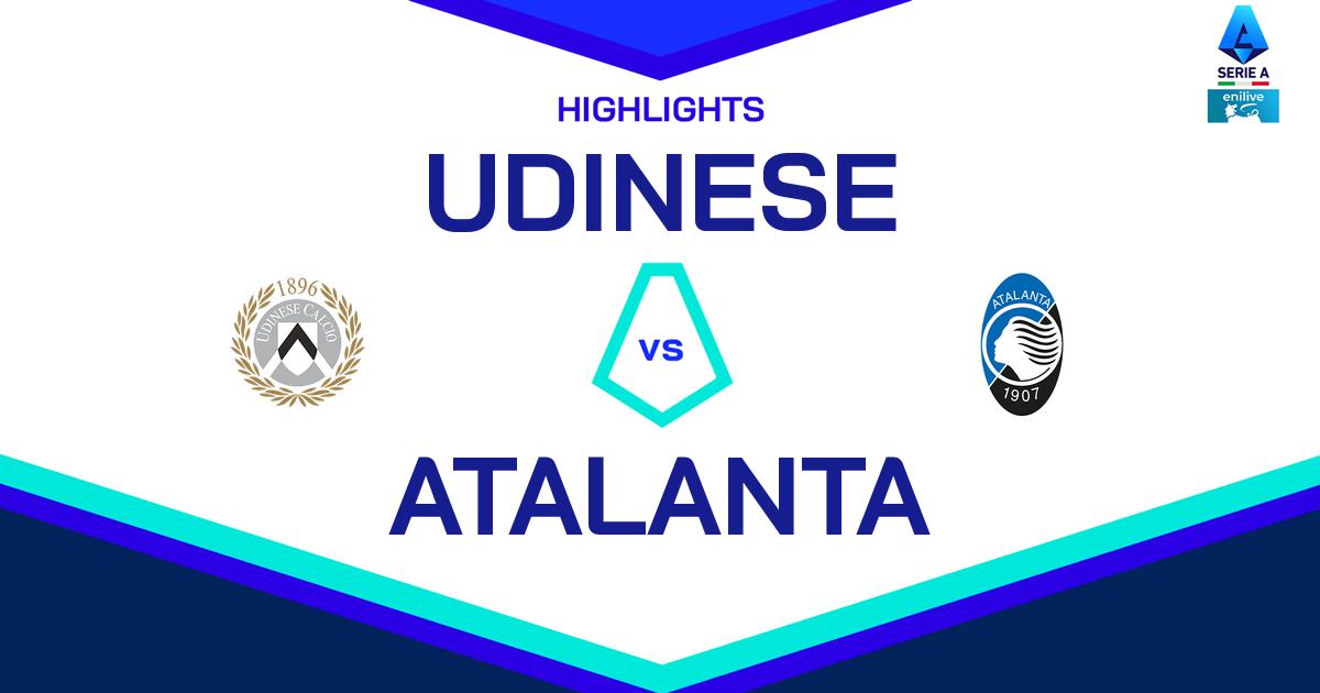 Highlight Udinese - Atalanta del 12 gennaio 2025 - Lega Serie A