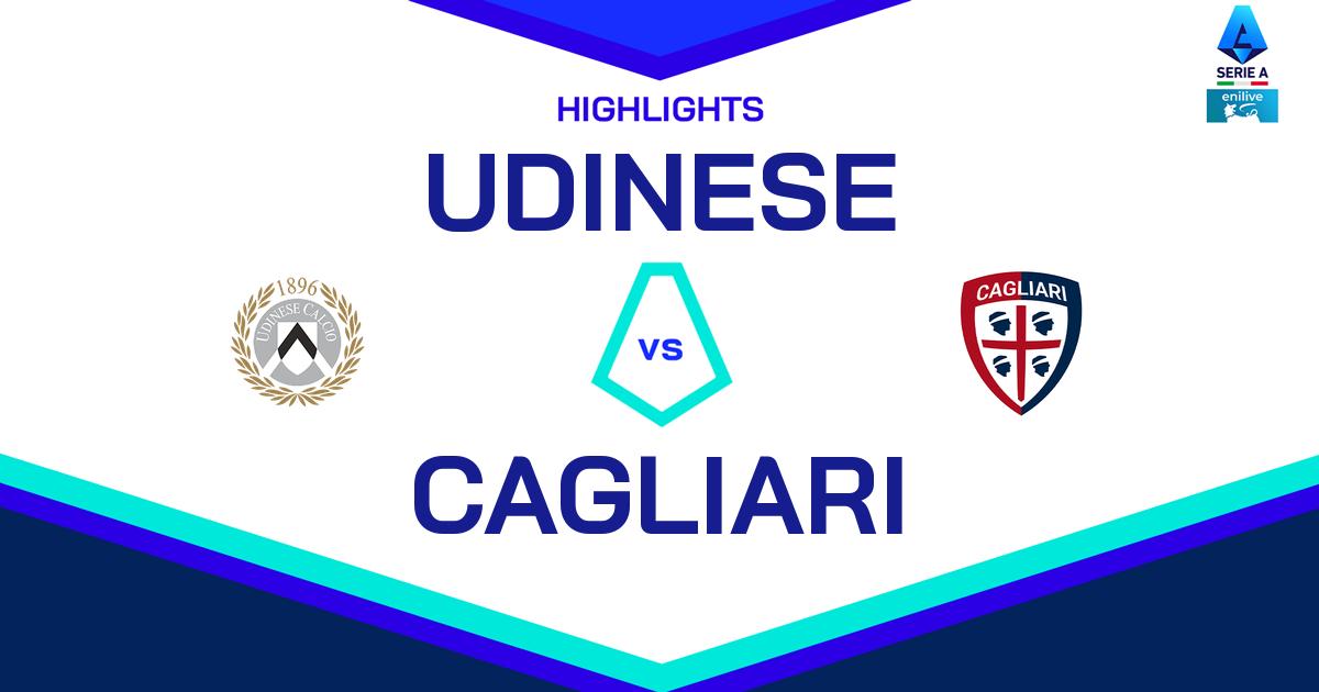 Highlight Udinese - Cagliari del 25 ottobre 2024 - Lega Serie A