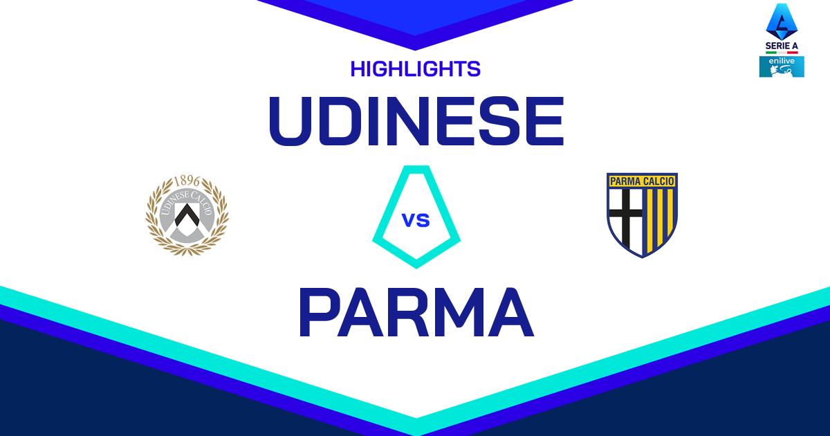 Highlight Udinese - Parma del 2 marzo 2025 - Lega Serie A