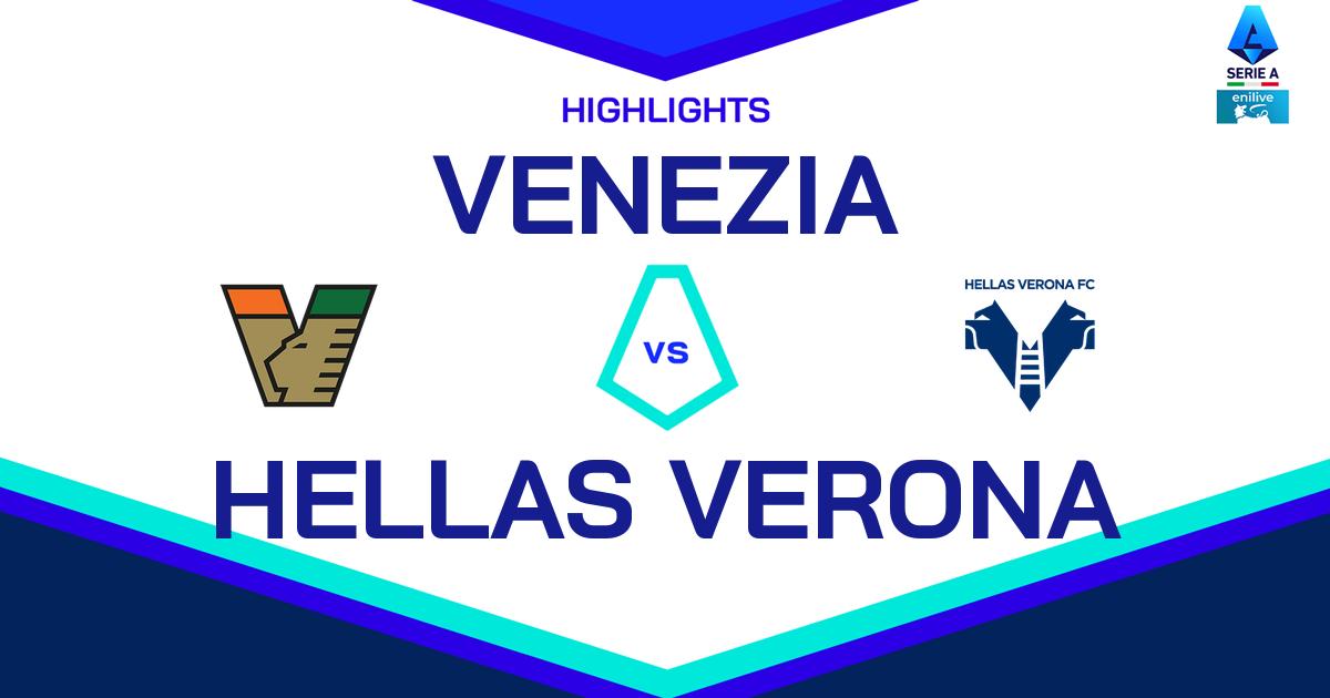 Highlight Venezia - Hellas Verona del 26 gennaio 2025 - Lega Serie A